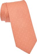 CONSTRUCT Dot Print Cotton Tie