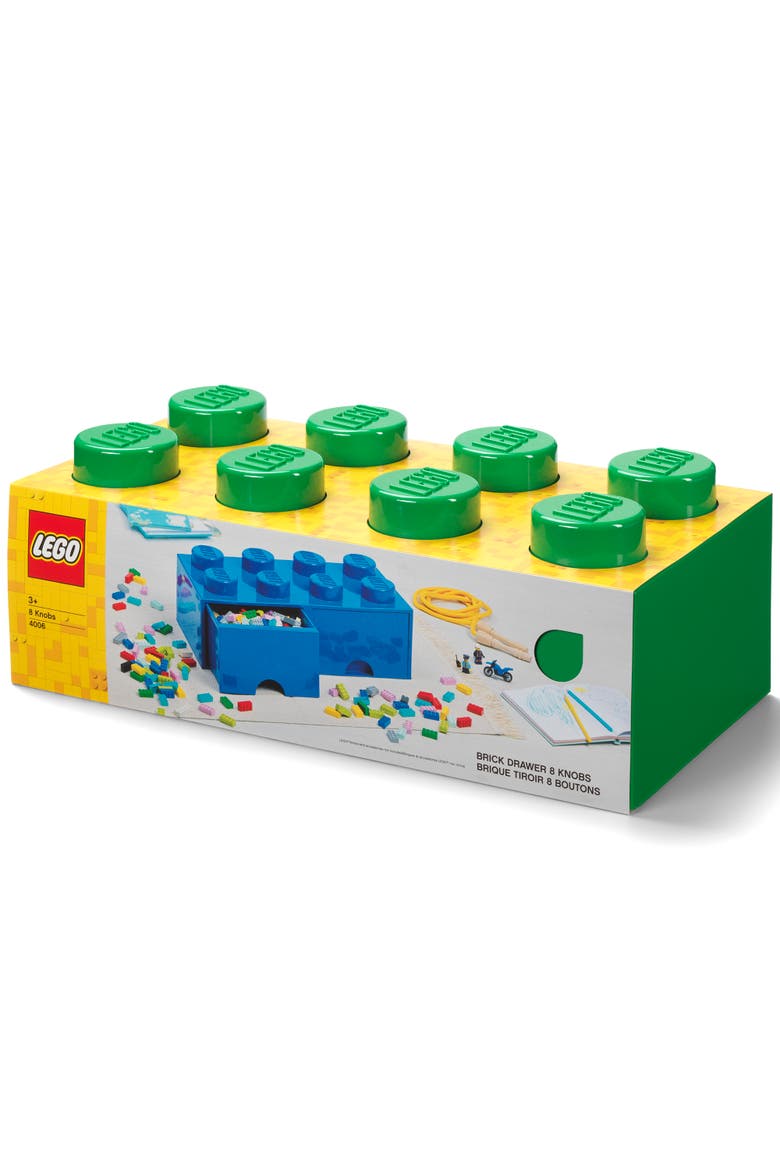 Storage Brick Drawer, Main, color, Green