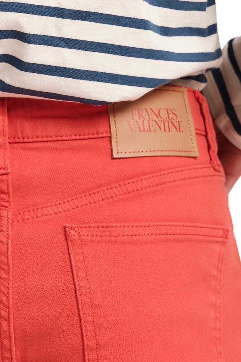 Smarty Cuffed Jeans Solid Denim, Alternate, color, Red