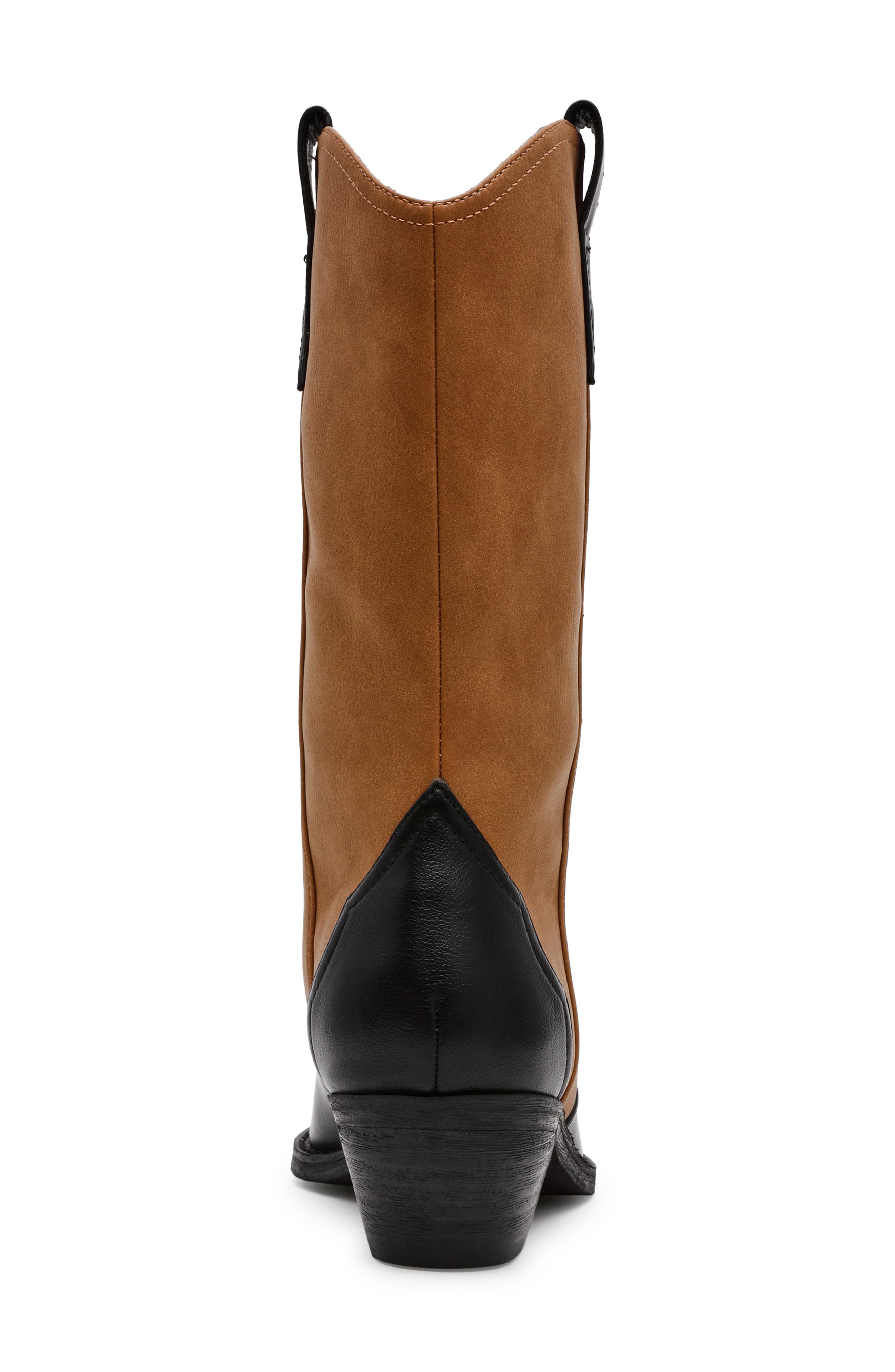 DV by Dolce Vita Korbella Western Boot, Alternate, color, Black Tan