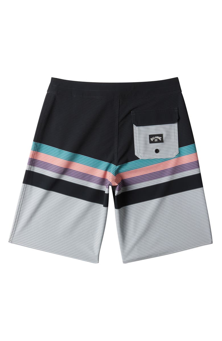 Billabong Kids' All Day Stripe Pro Board Shorts, Alternate, color, 