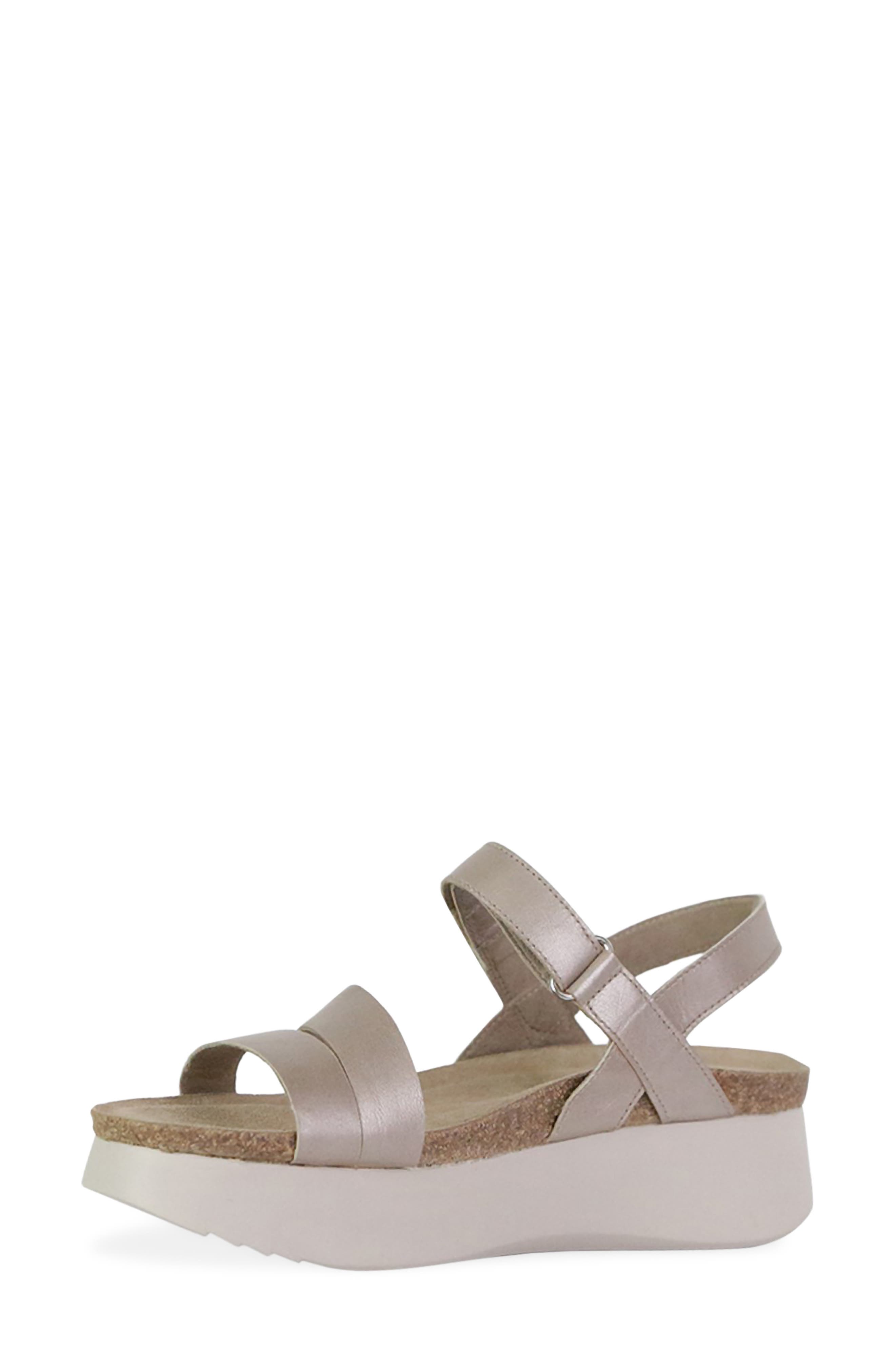 Munro Juniper Sandal, Alternate, color, Taupe Metallic