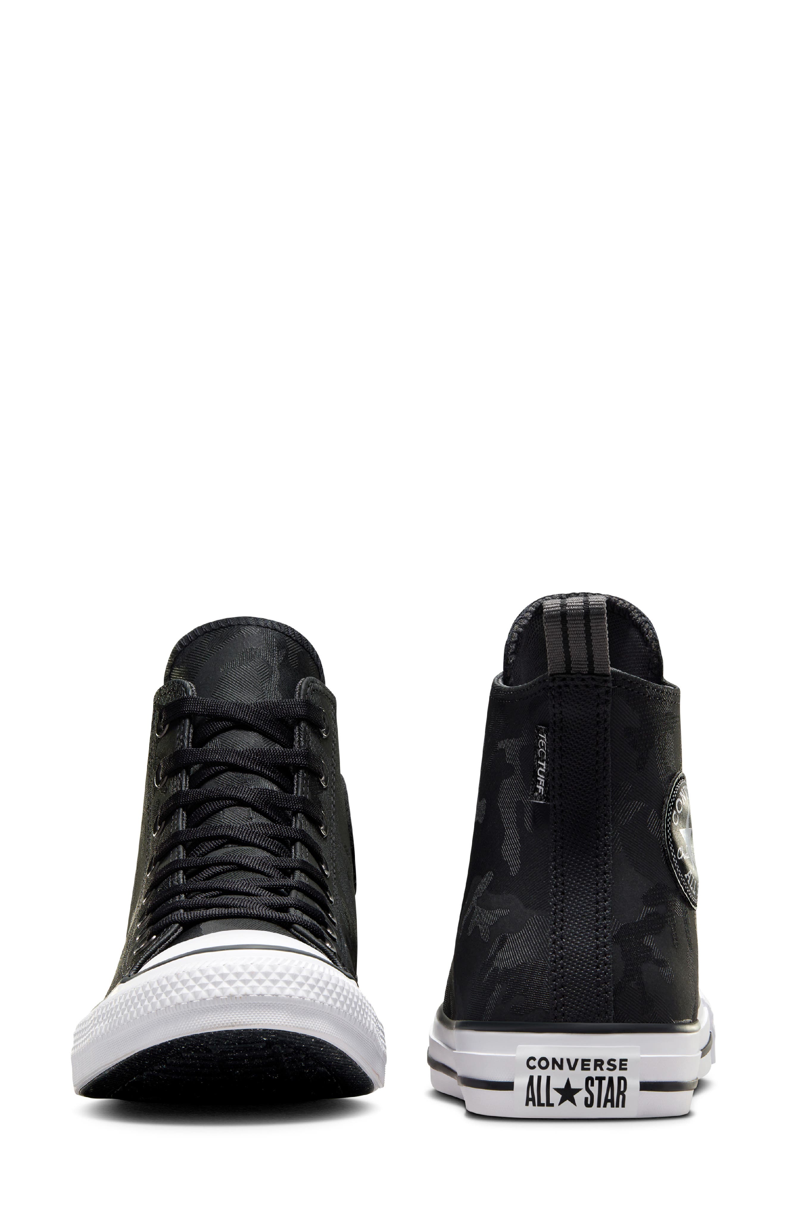 Converse Chuck Taylor<sup>®</sup> All Star<sup>®</sup> Waterproof TecTuff<sup>®</sup> High Top Sneaker, Alternate, color, Black/ Dark Matter/ White