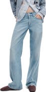 rag & bone Featherweight Cam Mid Rise Relaxed Straight Leg Jeans