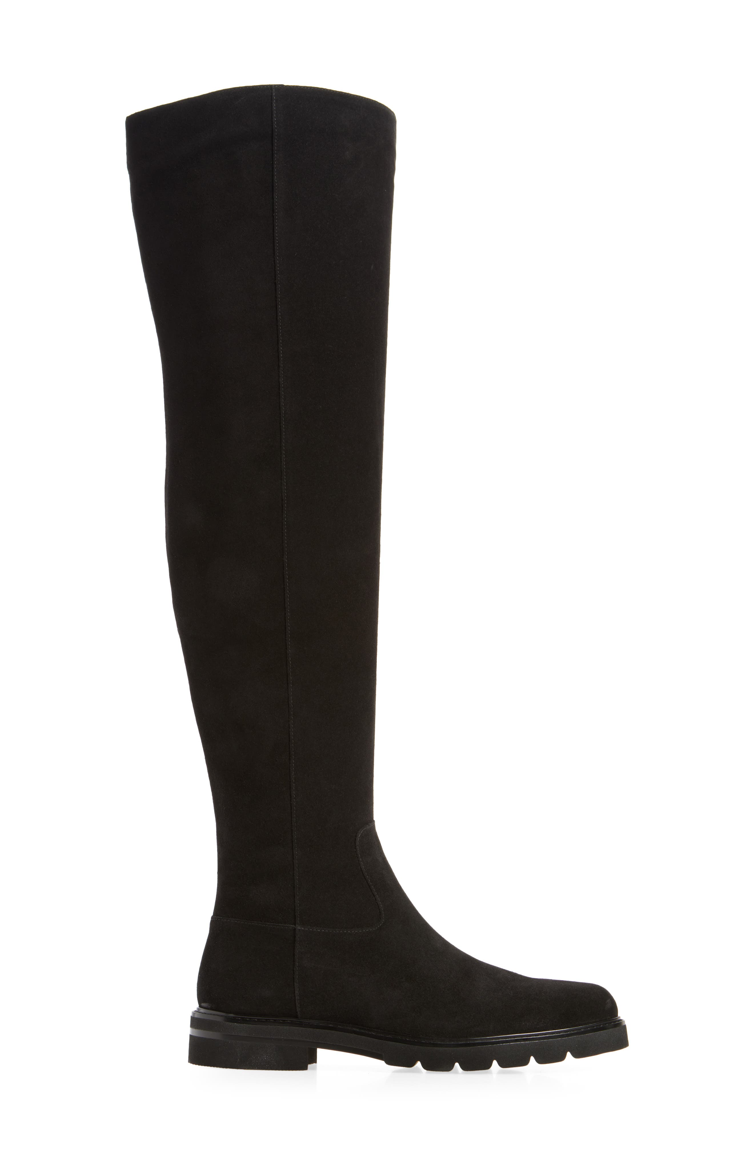 Chicago Lug Sole Over-the-Knee Boot, Alternate, color, BLACK