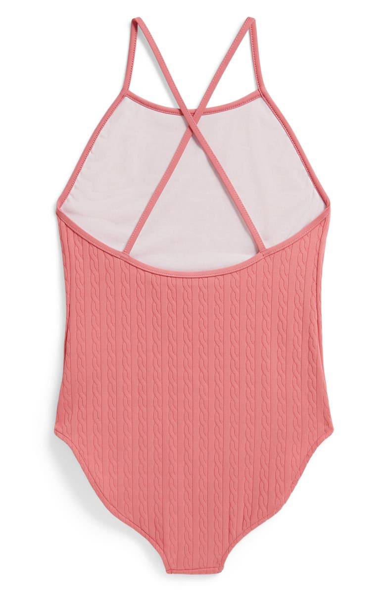 Polo Ralph Lauren One-Piece Swimsuit, Alternate, color, Pink