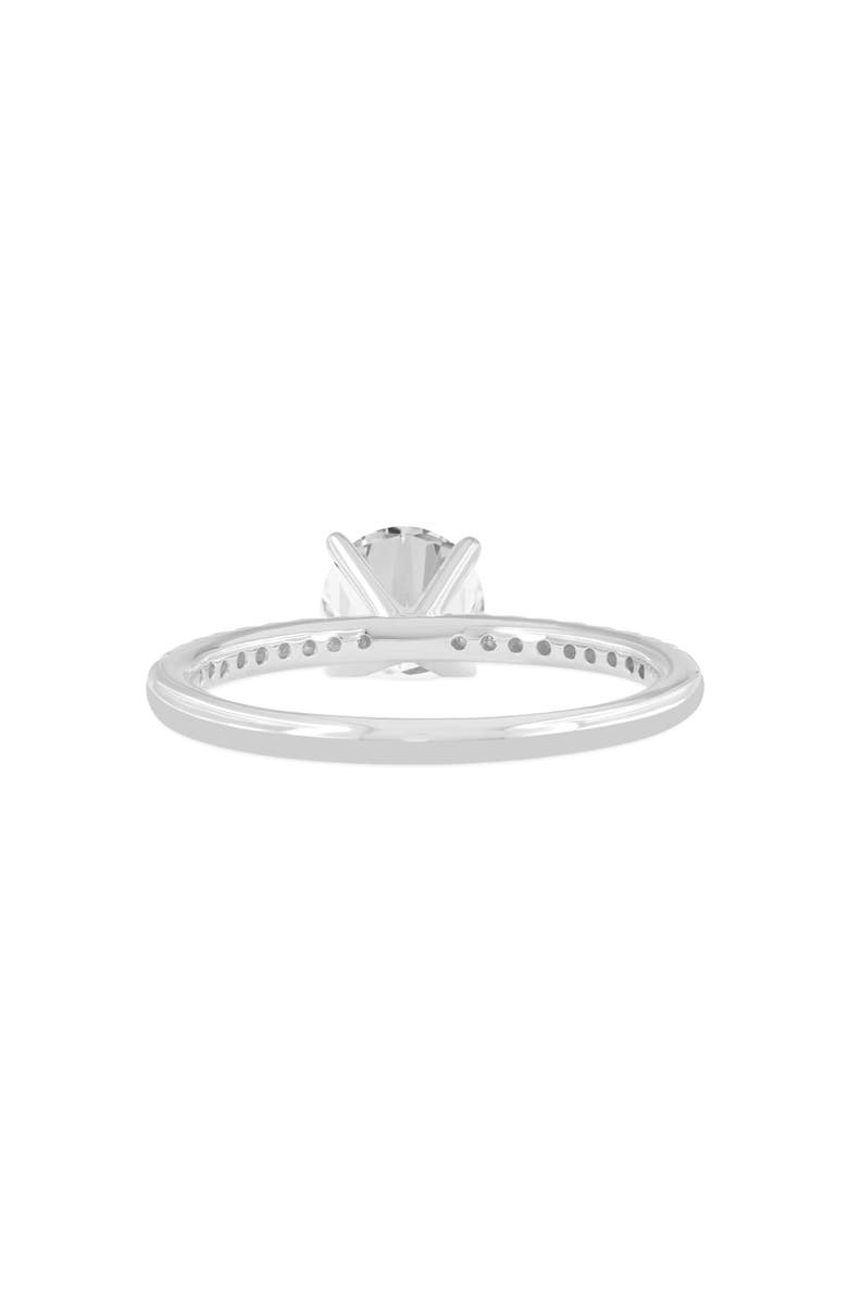 LuvMyJewelry Kara 14K White Gold Round Lab Grown Diamond Engagement Ring - 1.15Ct, Alternate, color, 