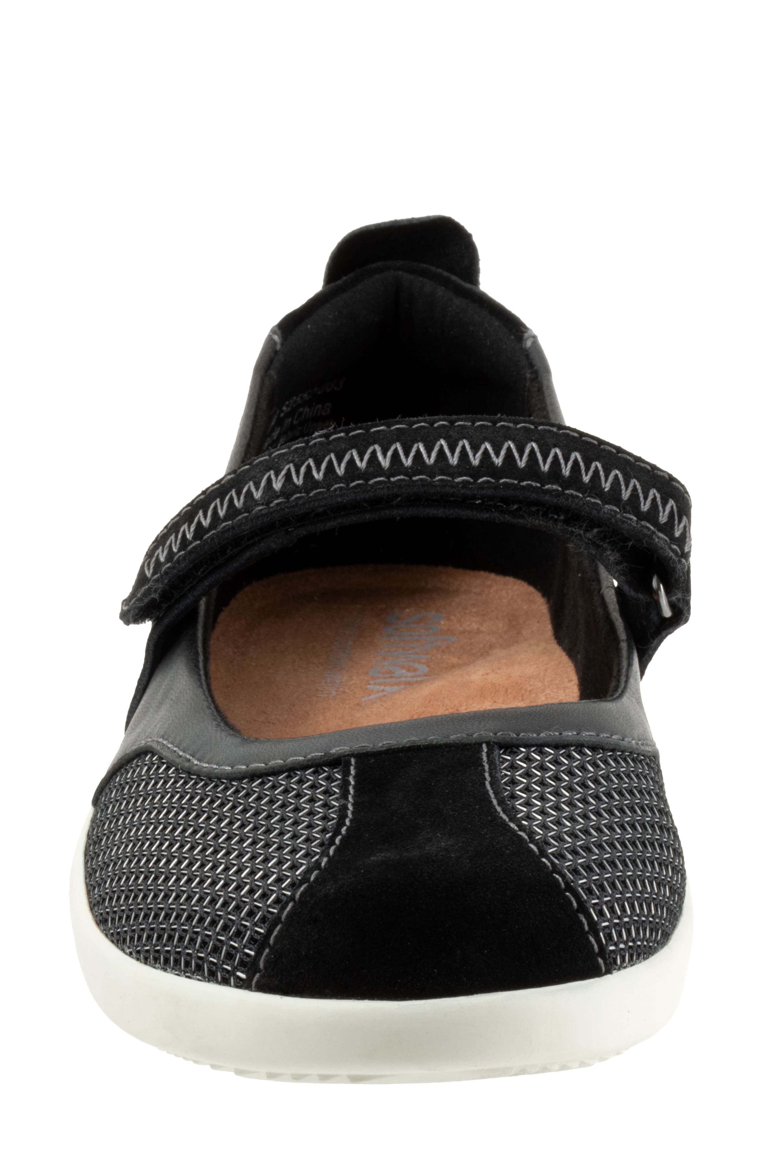 SoftWalk<sup>®</sup> Dayton Mary Jane Sneaker, Alternate, color, Black Suede