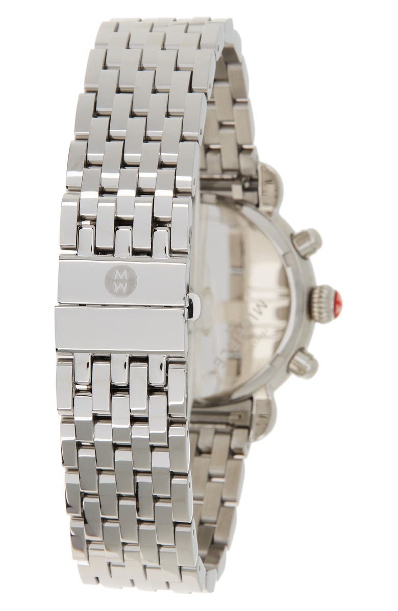 MICHELE Women's Diamond Accent Stainless CSX36 Watch, 36mm - 0.62ctw, Alternate, color, 