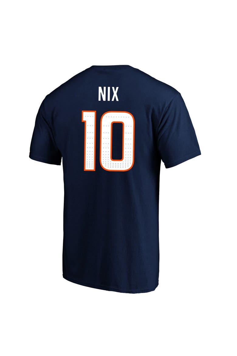 Men's Fanatics Bo Nix Navy Denver Broncos Big & Tall Player Name & Number T-Shirt, Alternate, color, Navy