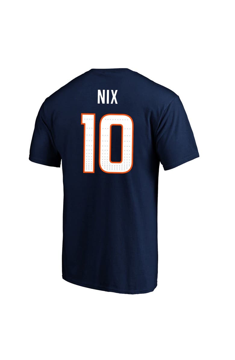 FANATICS Men's Fanatics Bo Nix Navy Denver Broncos Big & Tall Player Name & Number T-Shirt, Alternate, color, Navy