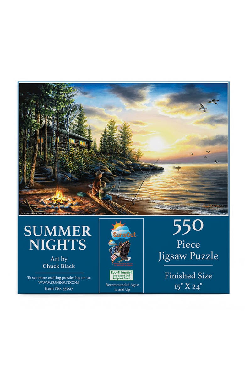 Sunsout Summer Nights 550 piece Jigsaw Puzzle for Adults, Alternate, color, Multicolor