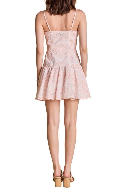 Endless Rose Eyelet Drop Waist Minidress