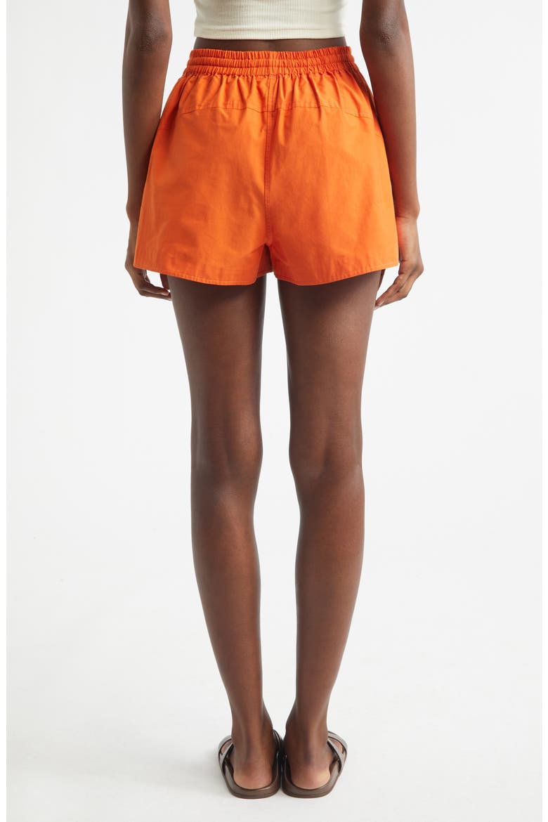 Camden Tie Waist Shorts, Alternate, color, PERSIMMON