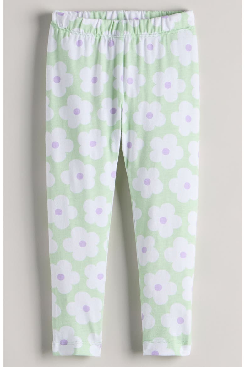 Kids' Core Leggings, Main, color, GREEN PASTEL DELIA DAISY