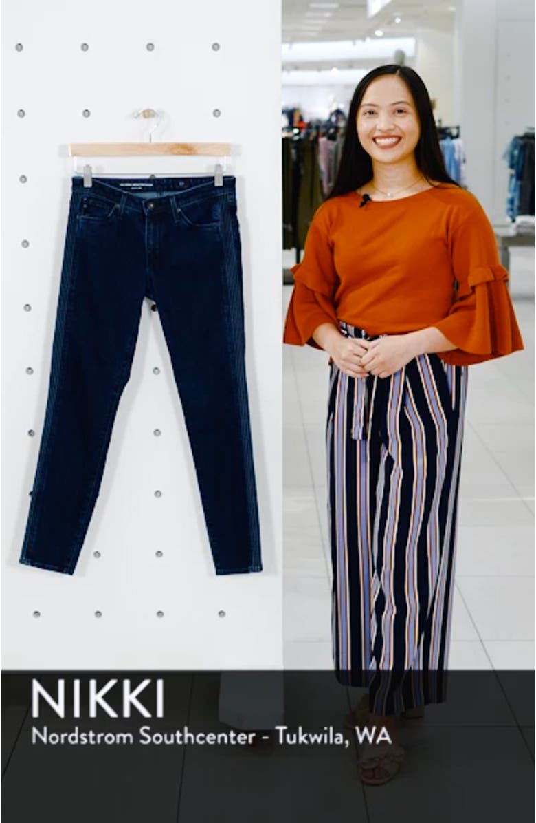 The Prima Pintuck Ankle Cigarette Jeans, sales video thumbnail