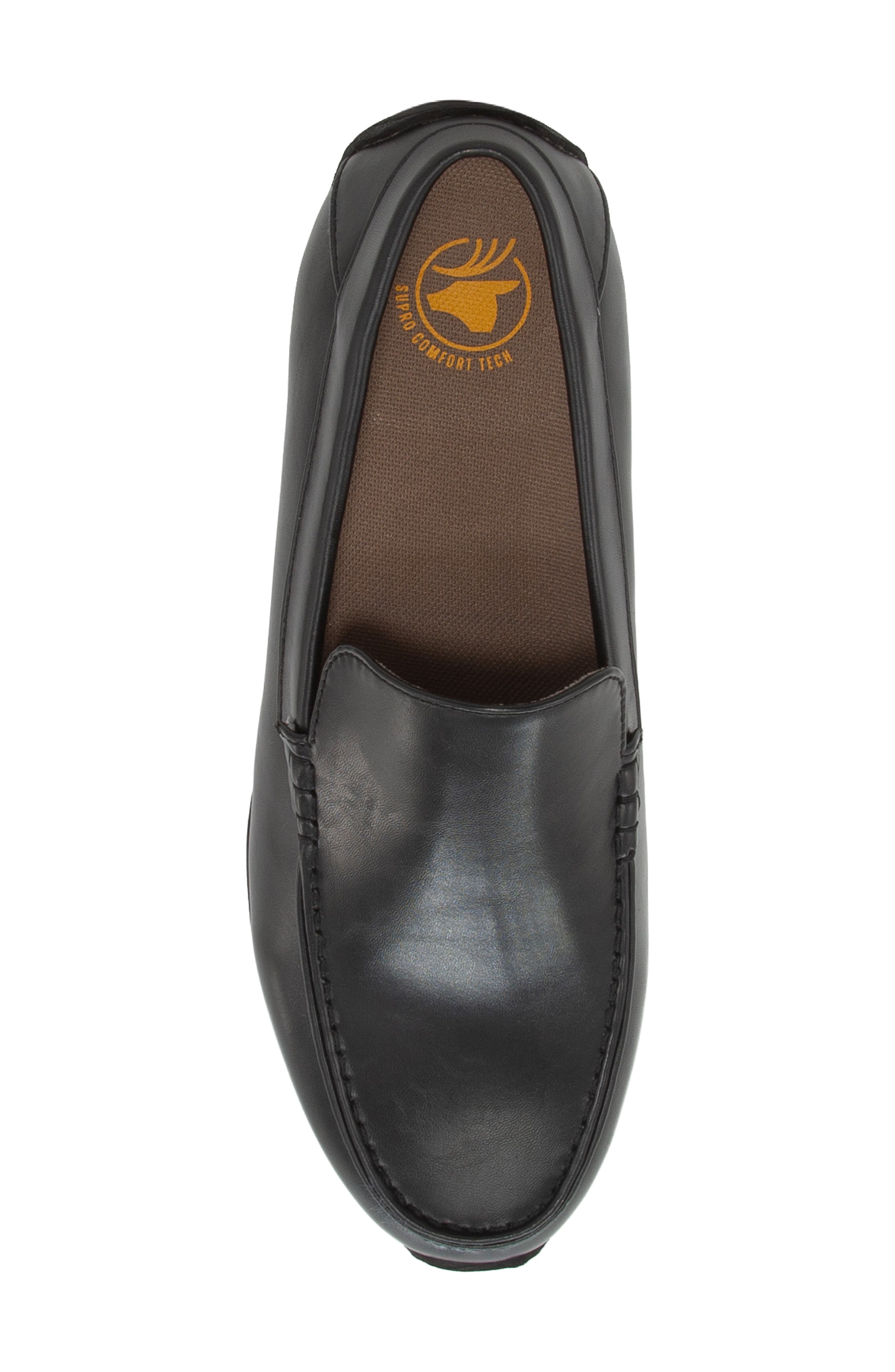 Deer Stags Monaco Comfort Driving Loafer, Alternate, color, Black