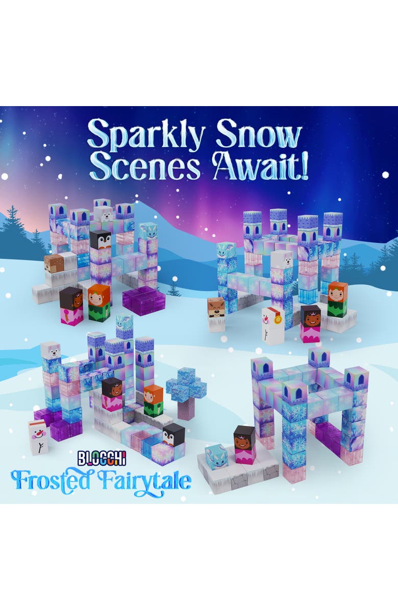 USA Toyz Blocchi Frosted Fairytale Magnetic Blocks 84pcs, Alternate, color, Multi Color