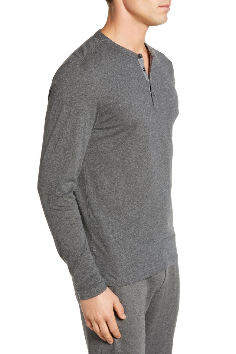Flynn Long Sleeve Henley, Alternate, color, CHARCOAL