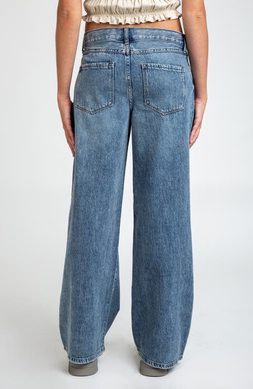 I Love Who I Am Low Rise A-line Flare Jeans In Black