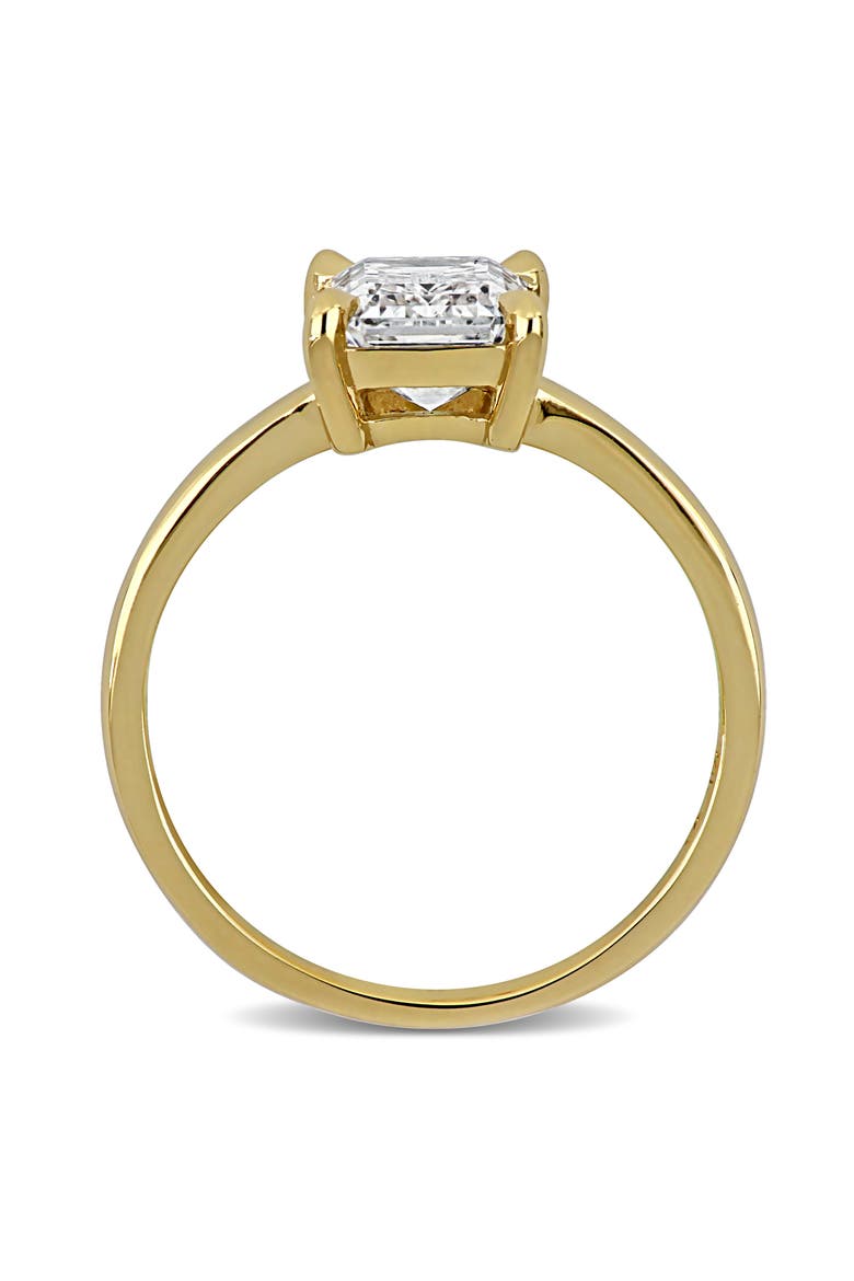 2 CTW Lab Grown Diamond Ring 14k Gold, Alternate, color, Yellow Gold