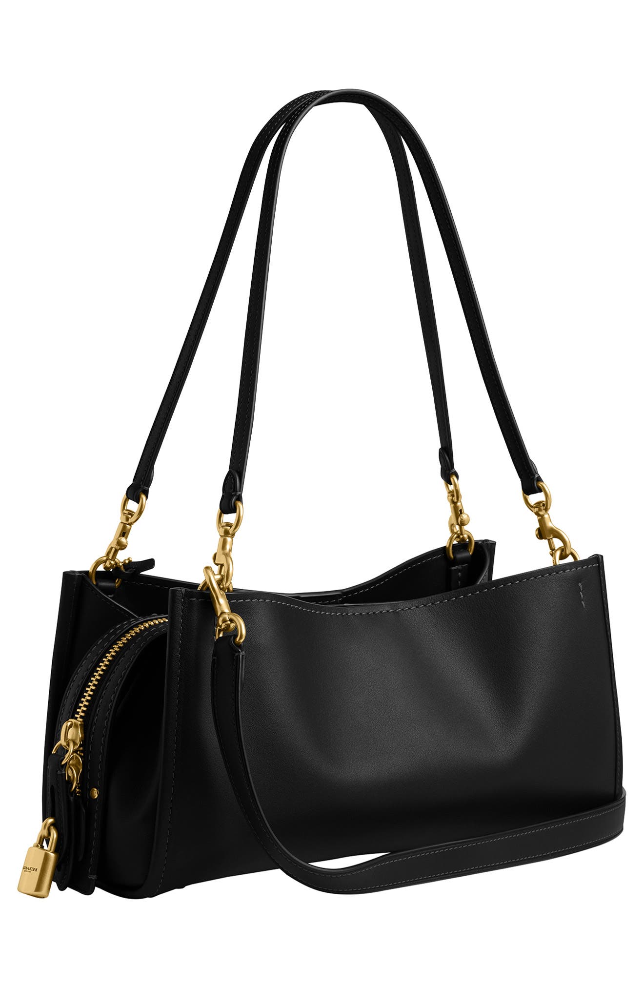 East/West Rogue Shoulder Bag, Alternate, color, B4/BLACK