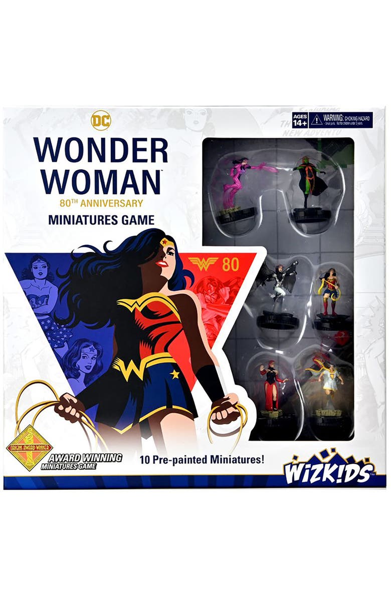 WizKids Games DC Comics HeroClix Wonder Woman 80th Anniversary Miniatures Game, Main, color, Multicolored