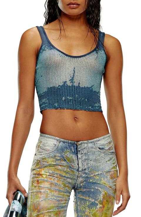 M-Deidrina Crop Tank