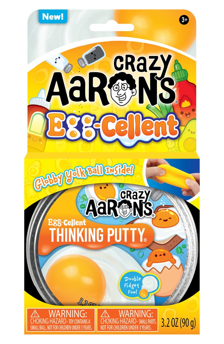 CRAZY AARON'S Egg-cellent Thinking Putty, Main, color,