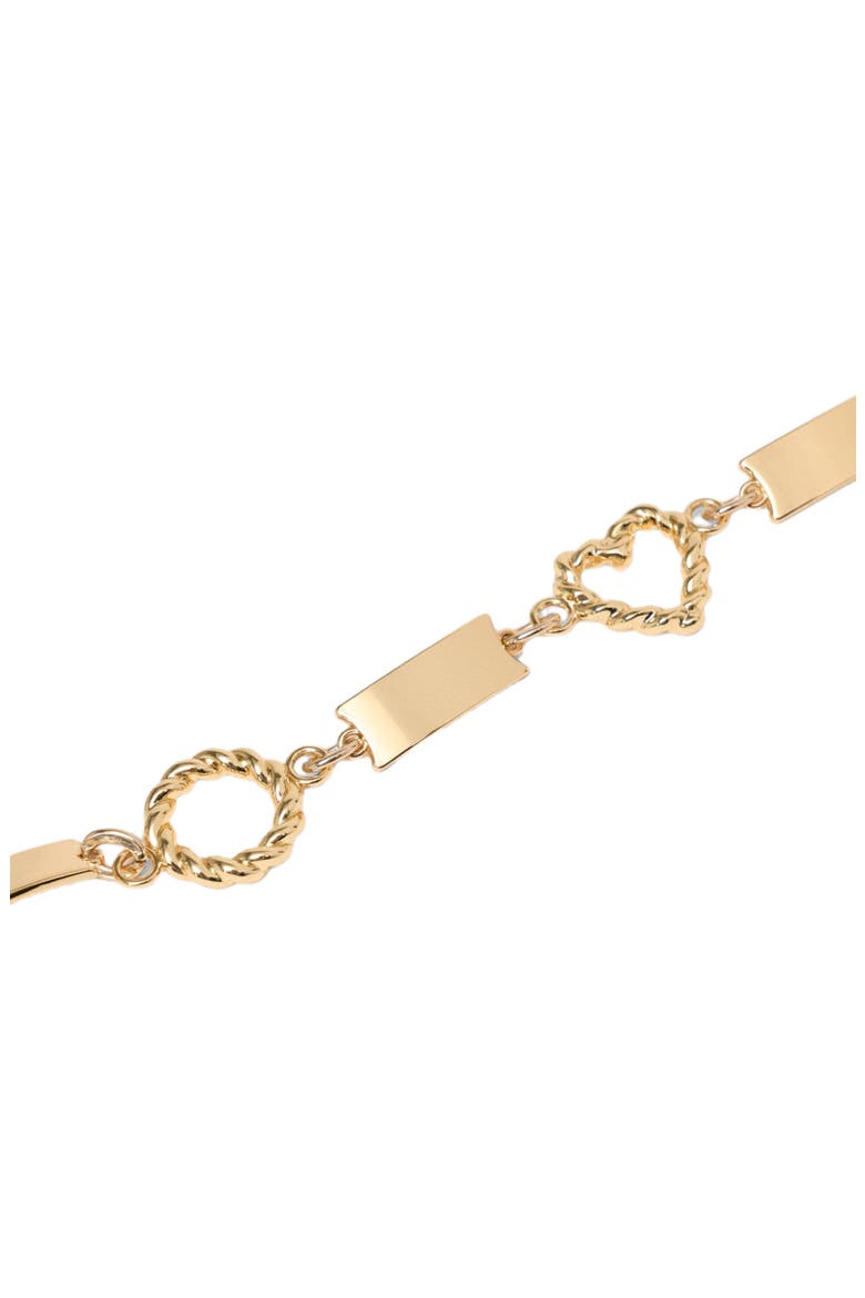 Twisted gold chain belt, Alternate, color, Gold