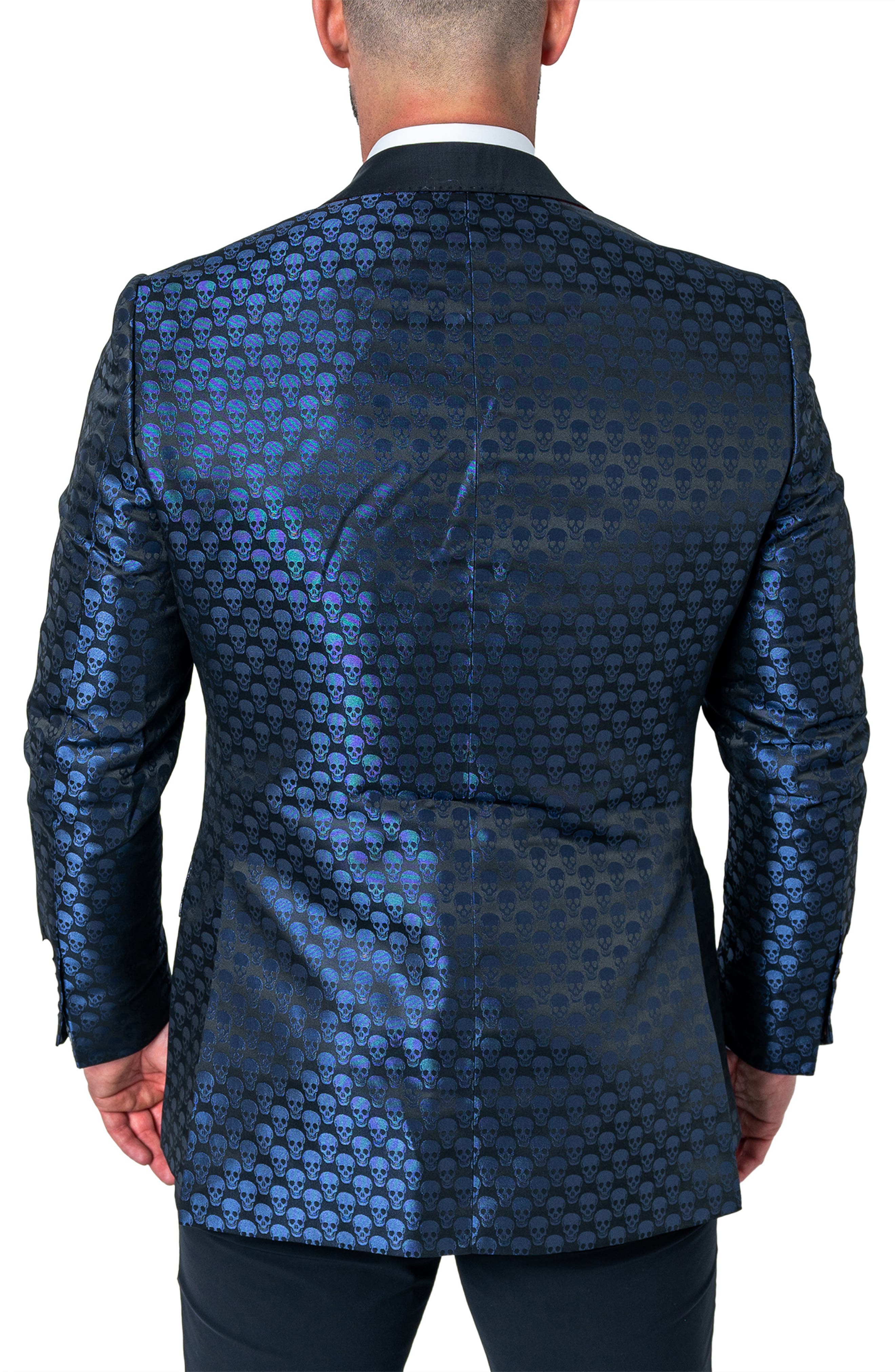 Socrate Evo Skull Jacqurard Blazer - image 2