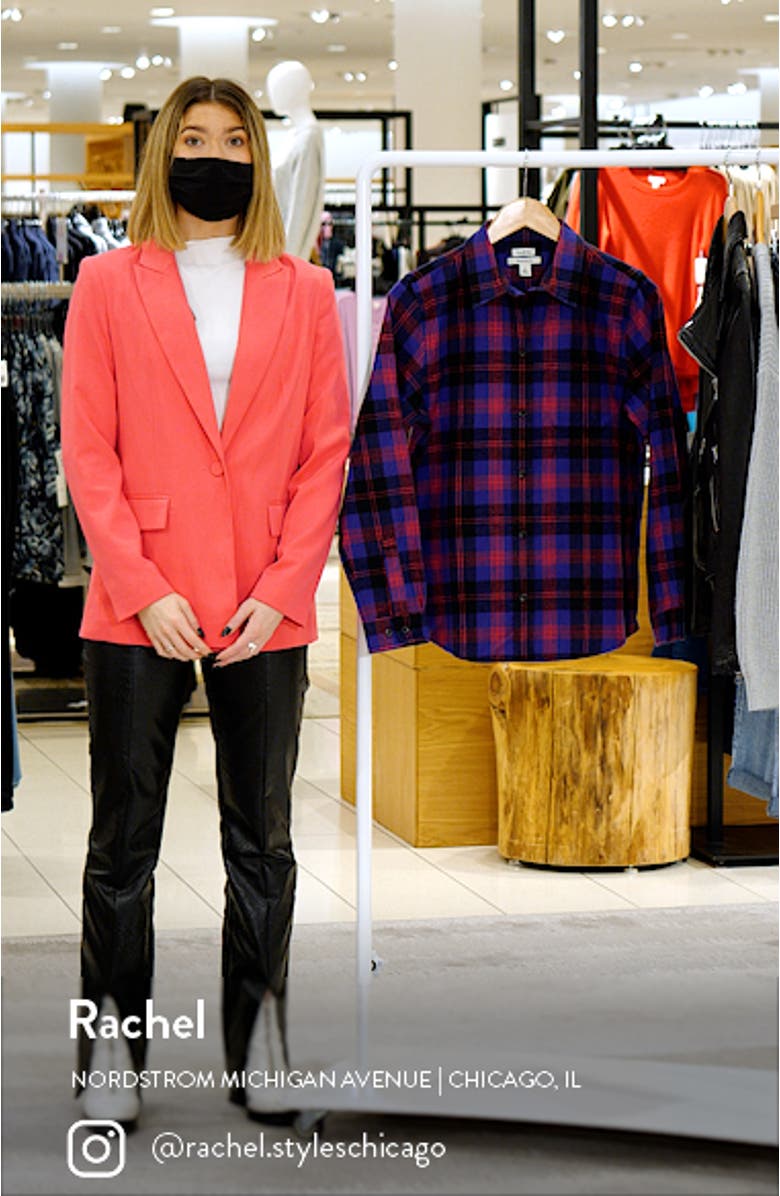 Scotch Plaid Women's Flannel Shirt, sales video thumbnail