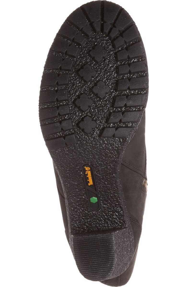 Timberland 'Glancy 10 Inch' Lace-Up Boot, Alternate, color, Black Nubuck Leather