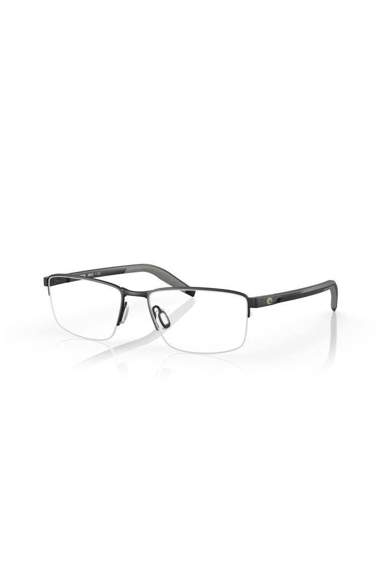 57mm Rectangle optical glasses, Main, color, Black