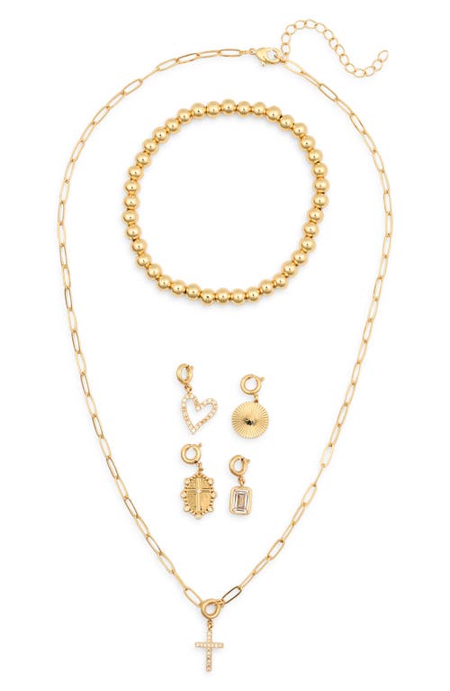 Leith Cross 7-piece Assorted Jewelry Set In Gold
