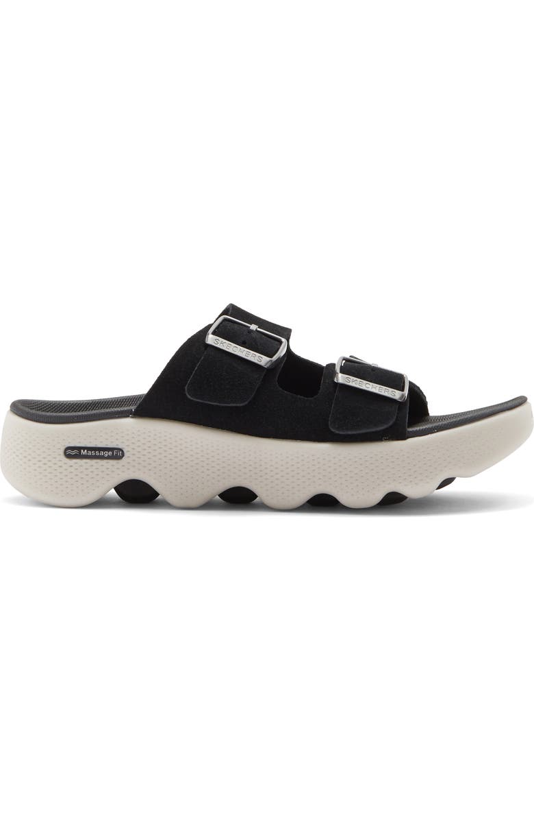 SKECHERS Massage Fit Revive Honey Sandal, Alternate, color, Black