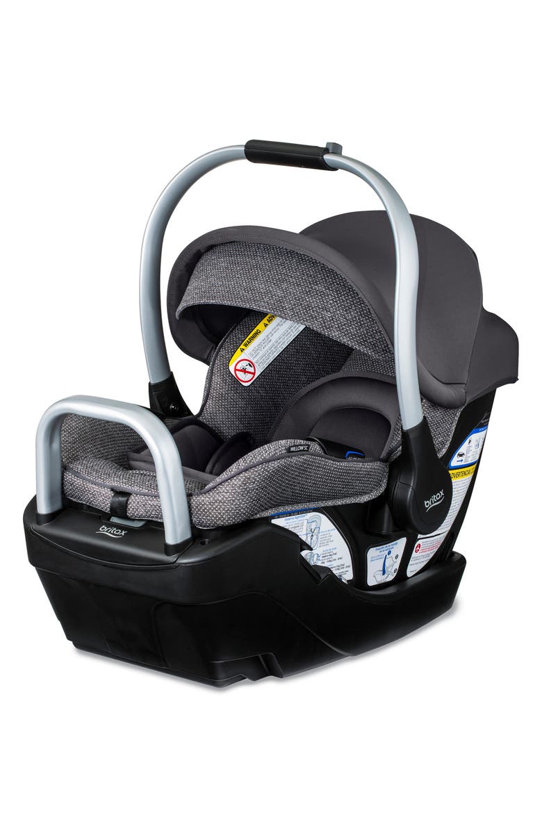 Britax Willow<sup>®</sup> SC Infant Car Seat with Alpine<sup>®</sup> Base, Alternate, color, Pindot Stone