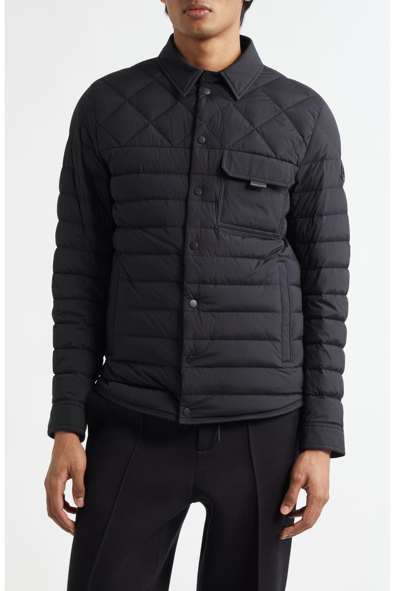 Iseran Quilted Down Jacket, Main, color, BLACK