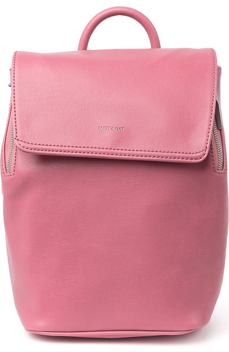 Matt & Nat Mini Fabi Faux Leather Backpack, Alternate, color,