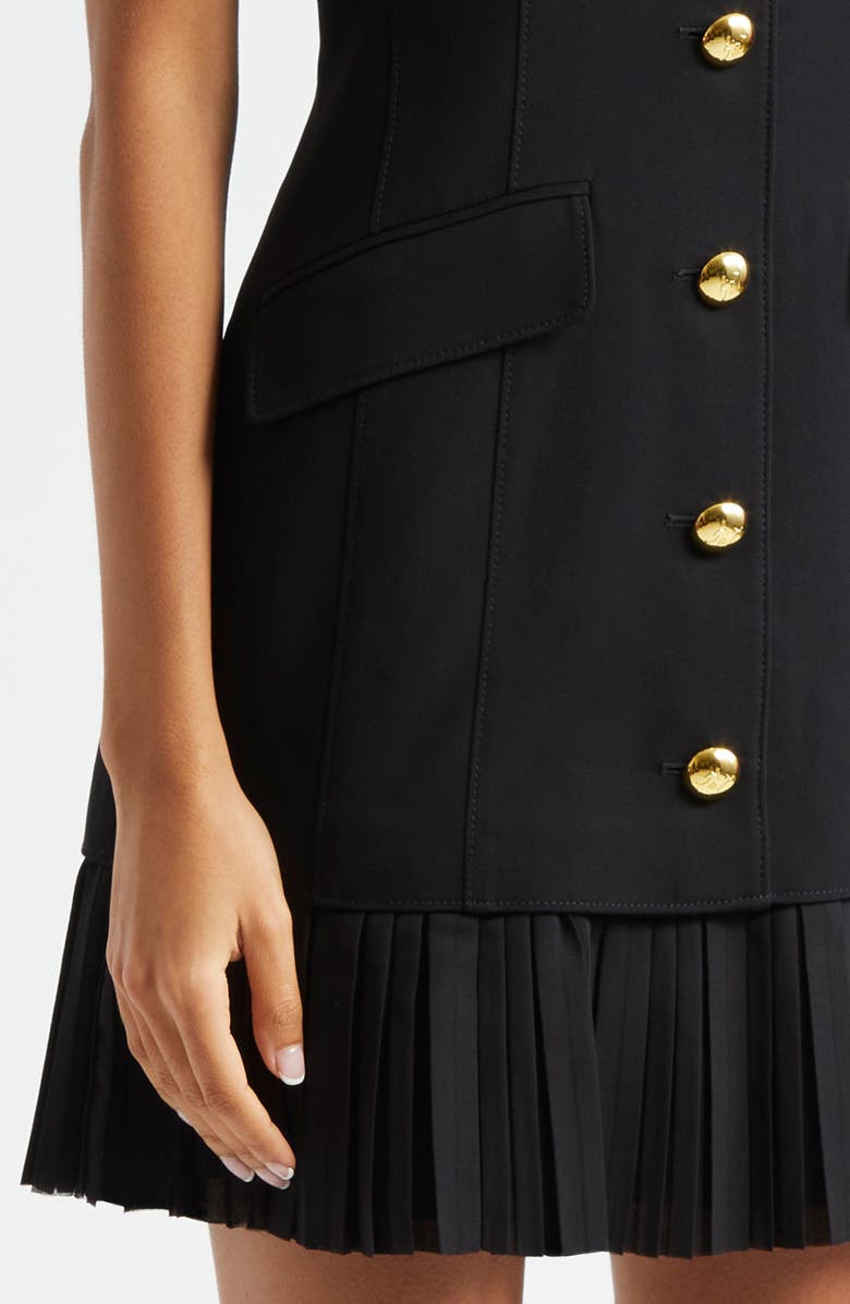 Cinq à Sept Regan Sleeveless Dress, Alternate, color, Black/ Black