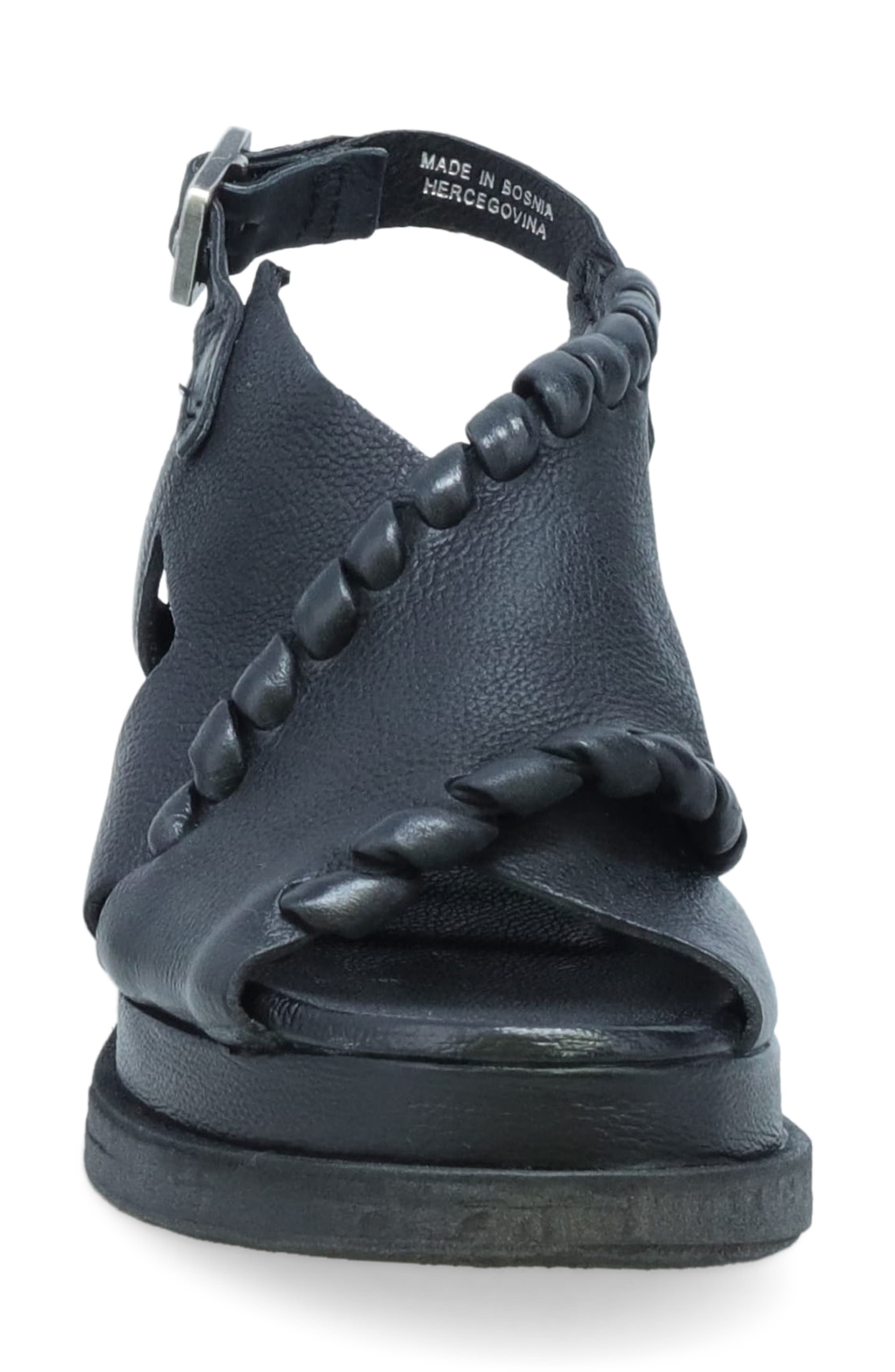 A.S.98 Lumi Platform Sandal, Alternate, color, Black