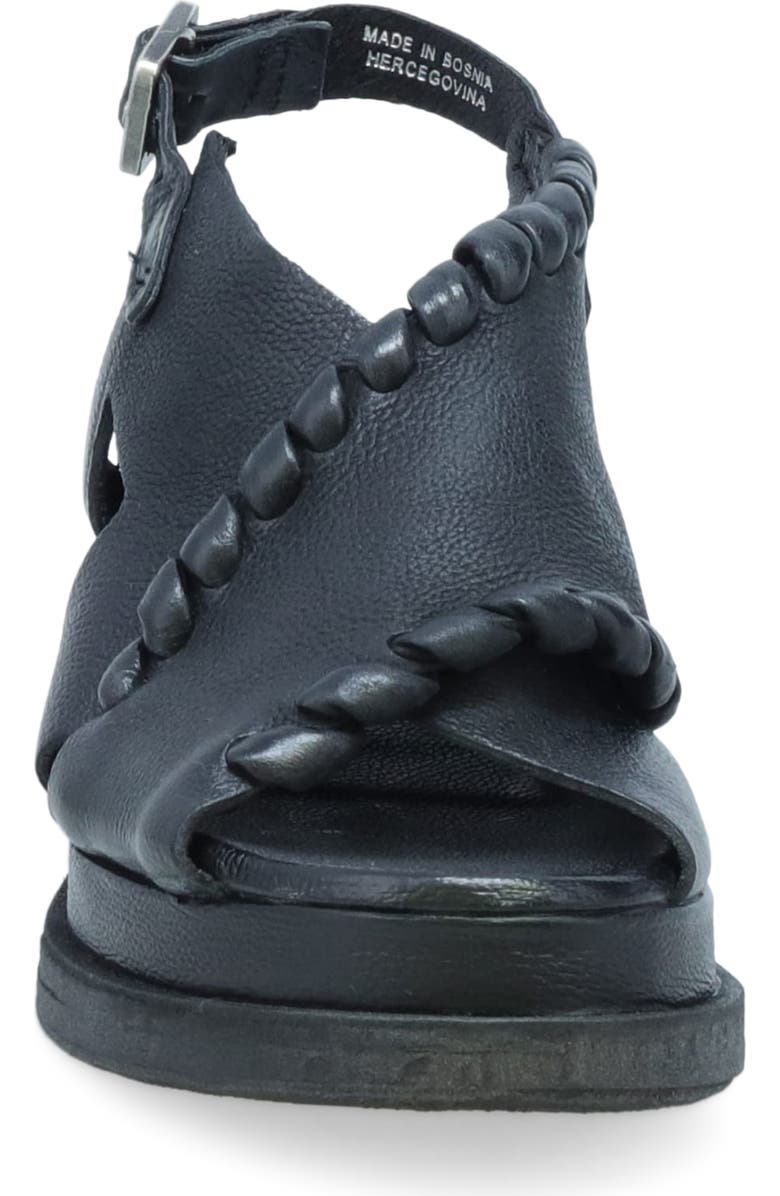 A.S.98 Lumi Platform Sandal, Alternate, color, Black