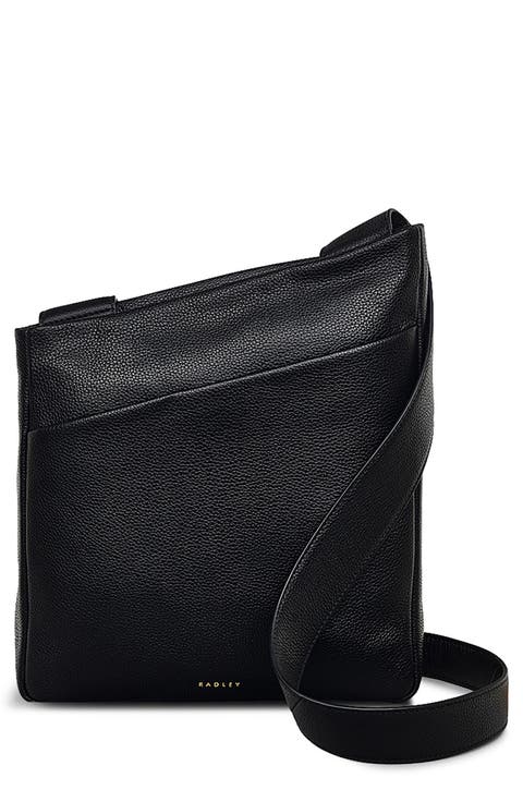 Alpha Road Medium Leather Crossbody Bag