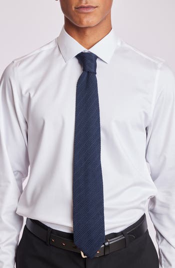 Paisley & Gray Stanley Solid Knit Tie In Blue