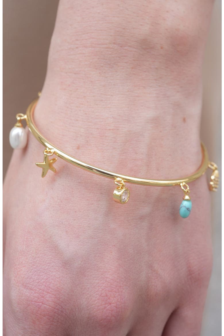 Sea Life Set of 3 Bangles, Alternate, color, TWO TONE