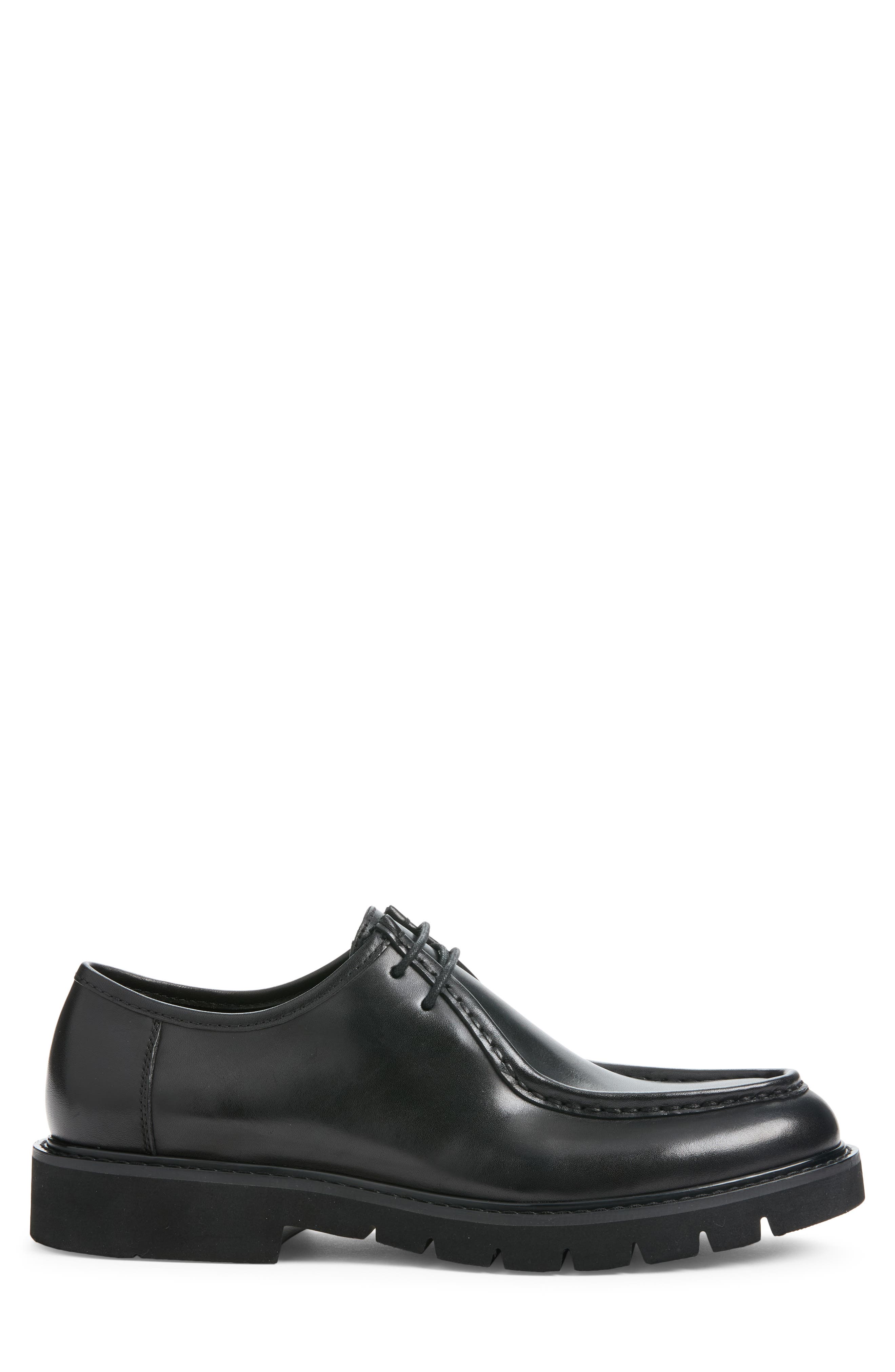 Eldridge Moc Toe Derby, Alternate, color, BLACK