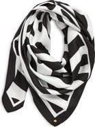 Lele Sadoughi Zebra Scarf