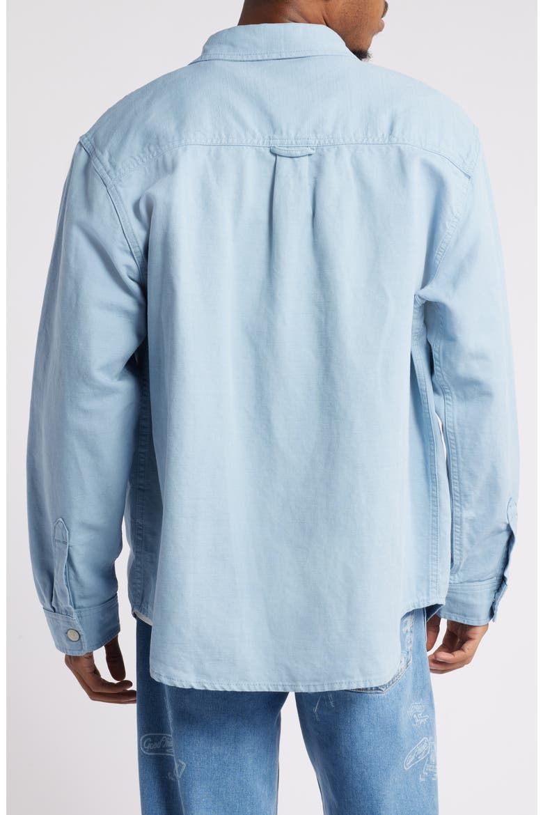 Walter Canvas Shirt Jacket, Alternate, color, MISTY SKY RINSED