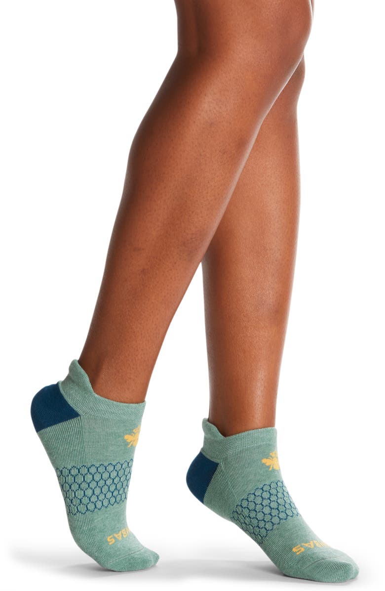 Bombas Heathered Ankle Socks, Alternate, color,