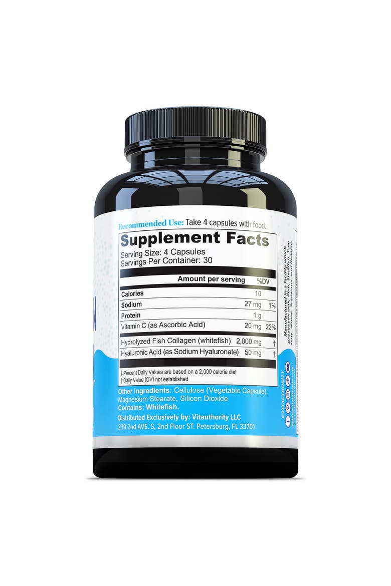 Marine Collagen Capsules, 120ct, Alternate, color, No Color